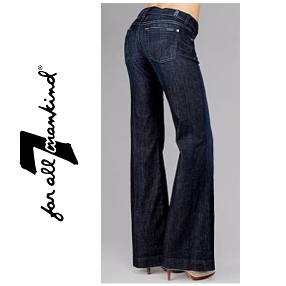 7 For All Mankind Denim - 7 For All Mankind DOJO Flare Leg Trouser Jeans